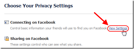 facebook privacy settings