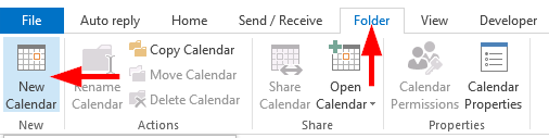 How To Create A New Calendar In Microsoft Outlook 365 2016 2019 