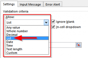 create a drop down menu in excel 2016 create a drop down menu in excel 2016