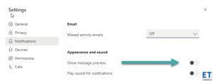 How to turn off Teams popup notifications and sounds? | EasyTweaks.com