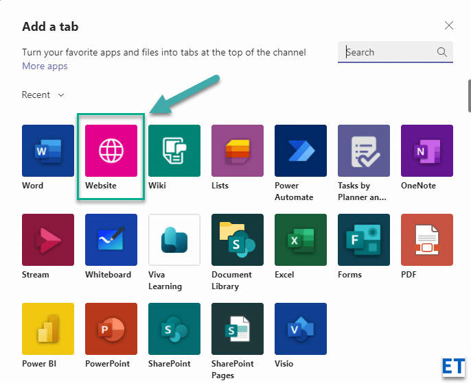 Add Link To A Website In Microsoft Teams EasyTweaks
