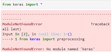 Fix the No module named keras error in Python Fix The No Module Named Keras Error In Python
