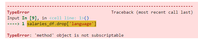 Fix the typeerror 'method' object is not subscriptable in Python and Pandas? Fix The Typeerror 'Method' Object Is Not Subscriptable In Python And Pandas?