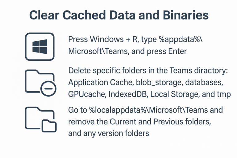 how to clear teams cache on windows 11