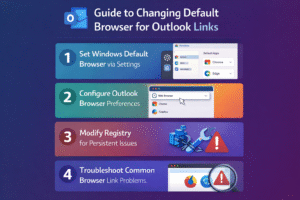 How to change the default browser in Outlook 365?
