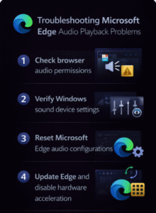 How to fix Microsoft Edge audio not playing issues?