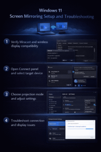 screen mirroring pc to tv windows 11