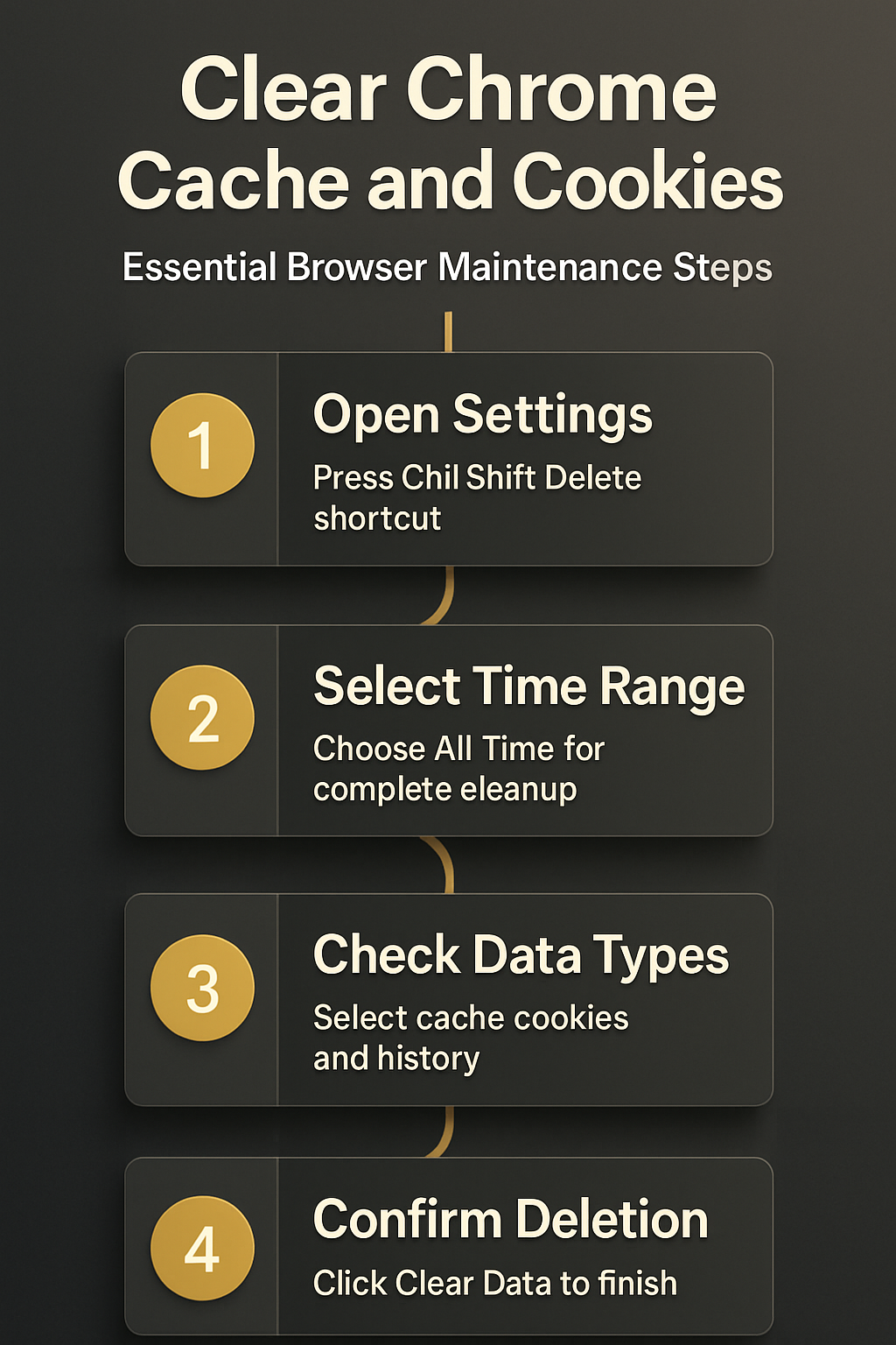 Clear Cache Cookies Chrome