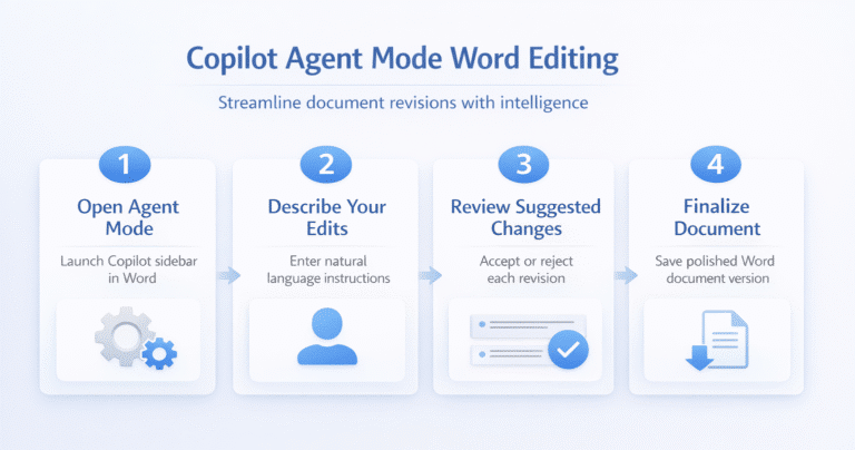Use Copilot Agent Mode to edit Word documents