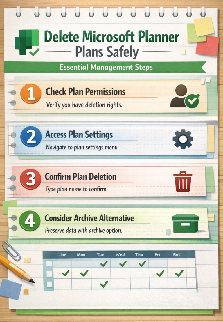 How to delete a plan in Microsoft Planner?