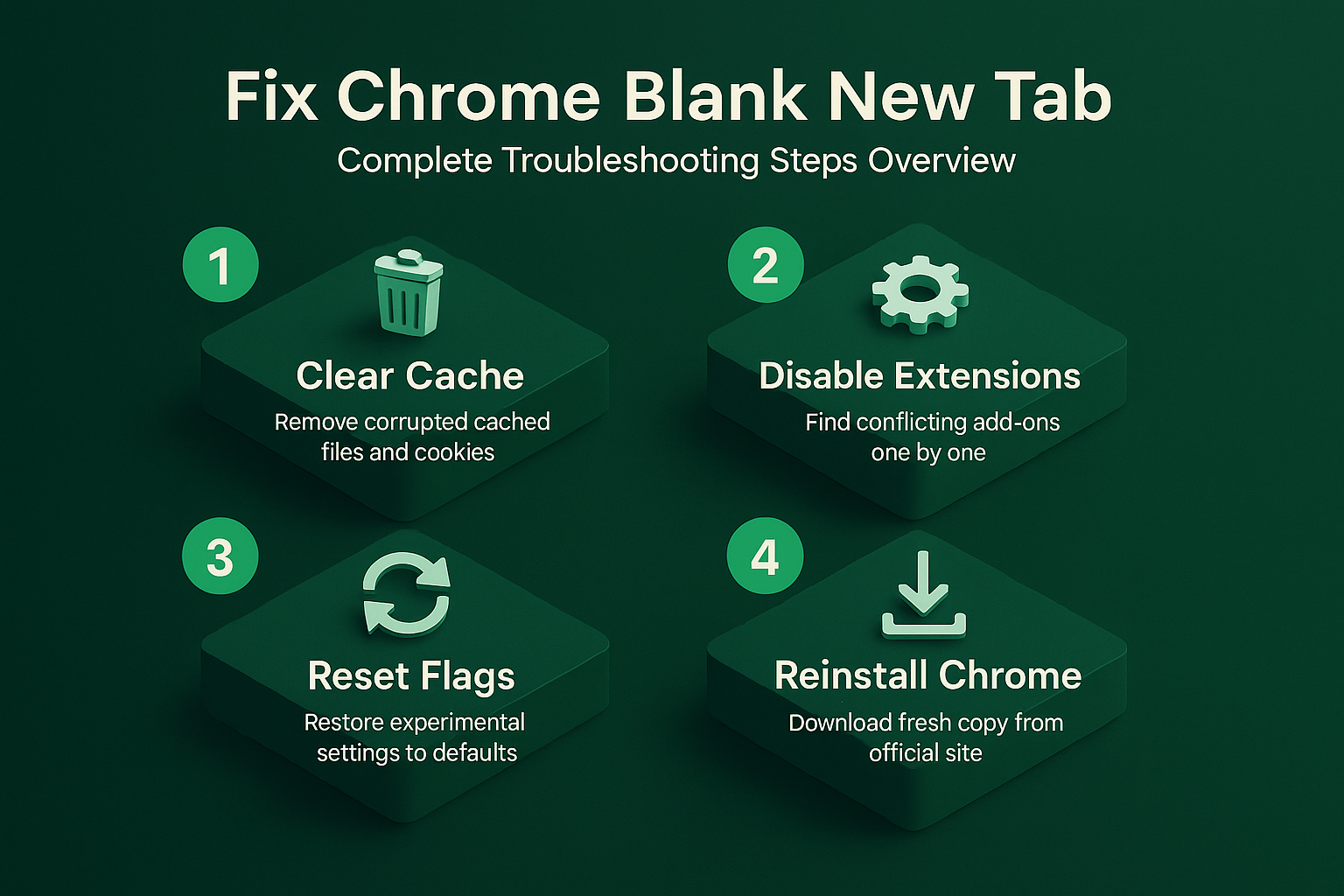 Chrome New Tab Page Blank Fix