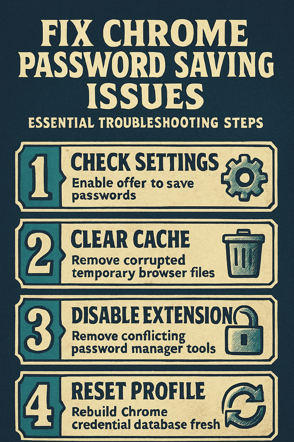Fix Chrome Not Saving Passwords