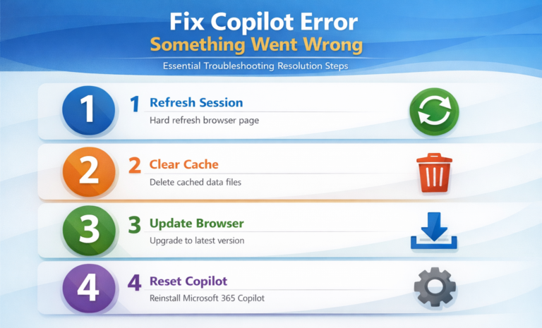Fix Copilot Error Something Went Wrong Please Try Again Later?