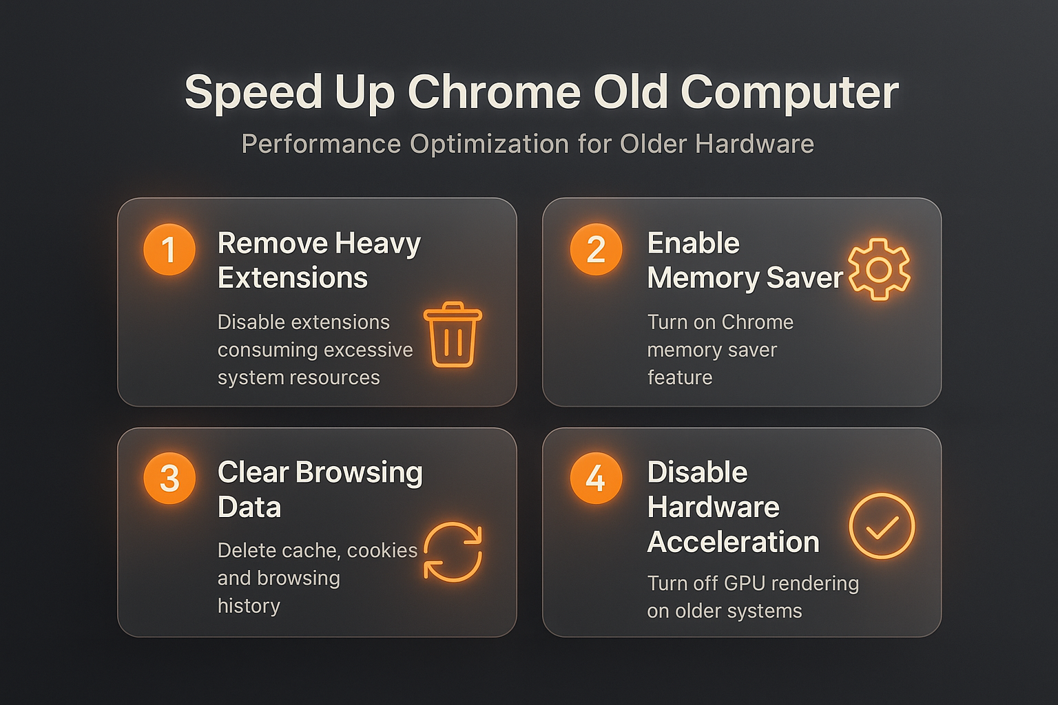 Speed Up Chrome Old Computer