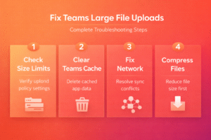 How to fix Teams cannot upload large files? | EasyTweaks.com