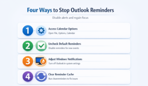 How to stop Outlook calendar reminders? | EasyTweaks.com