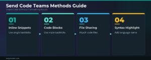 How to send code in Teams? | EasyTweaks.com