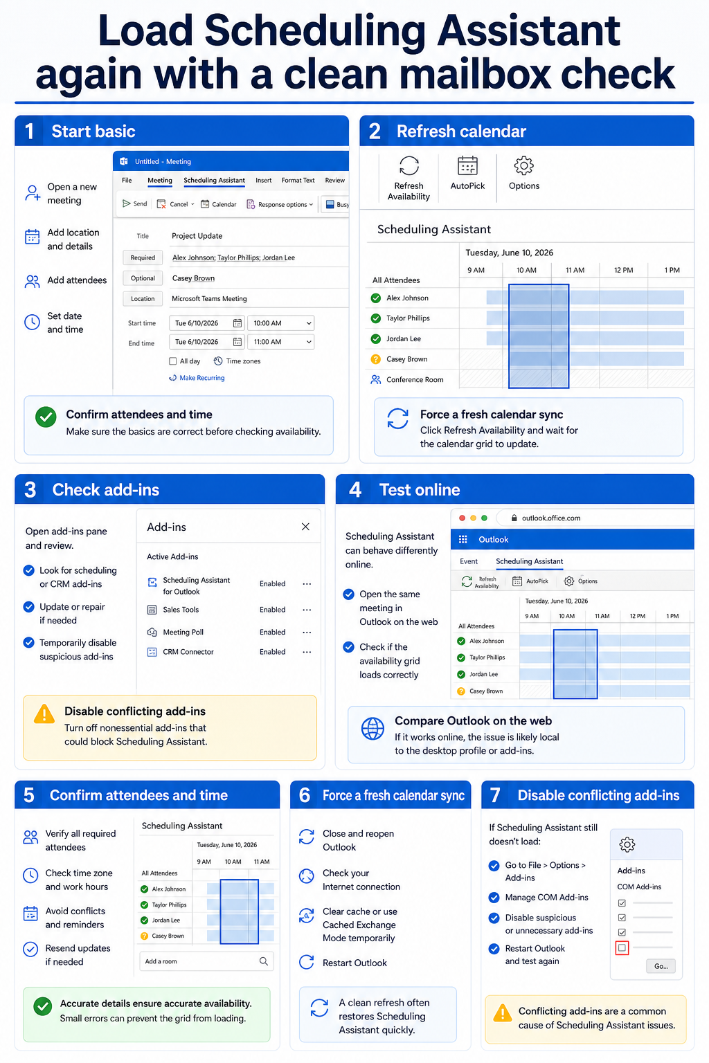 Outlook workflow check