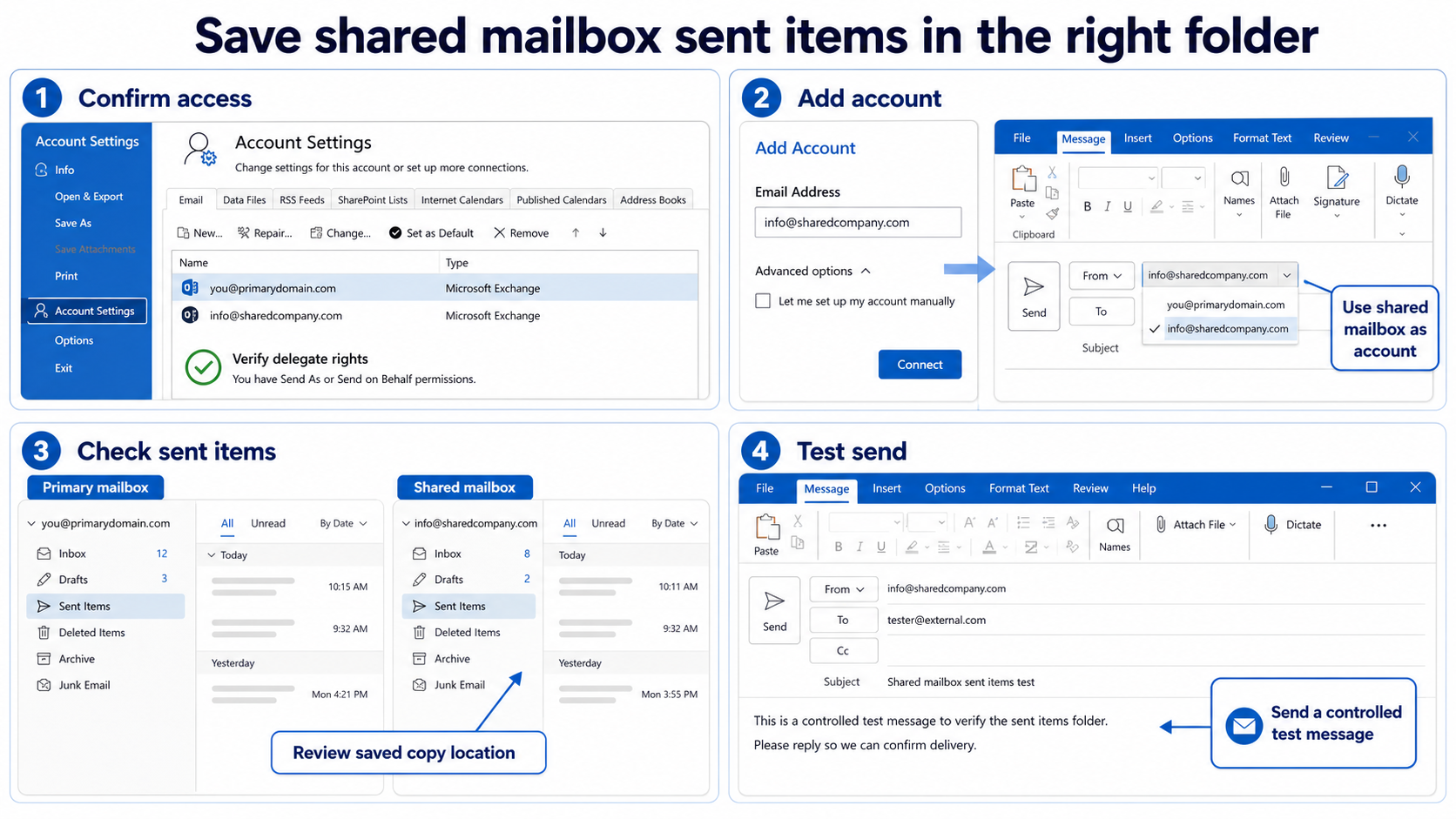 Outlook workflow check